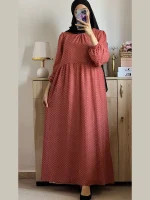 Robe Longue col rond unique