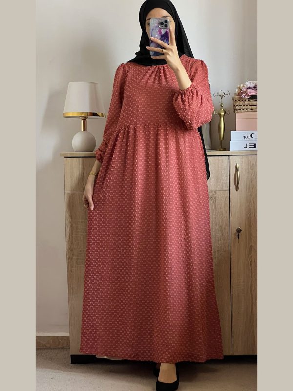 Robe Longue col rond unique