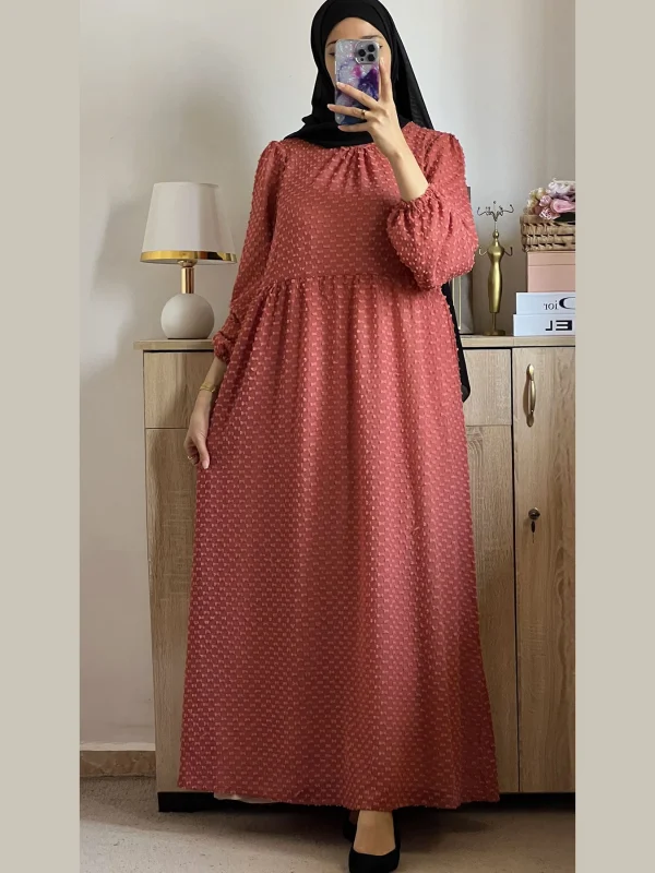 Robe Longue col rond unique