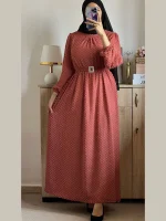 Robe Longue col rond unique