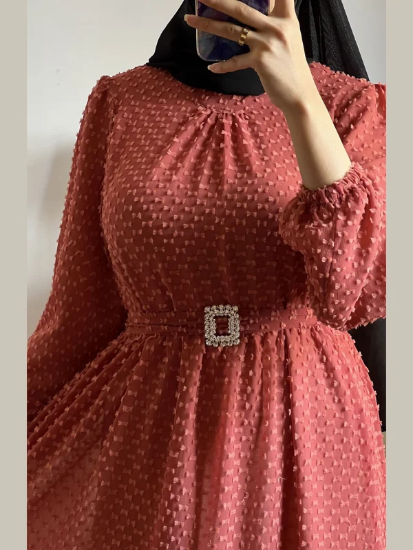 Robe Longue col rond unique