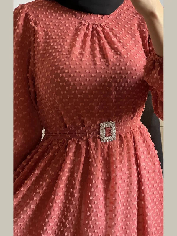 Robe Longue col rond unique