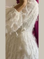 Robe Longue ceinturée sur les cotés