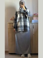 Ensemble Chemise Over et jupe normal