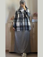 Ensemble Chemise Over et jupe normal