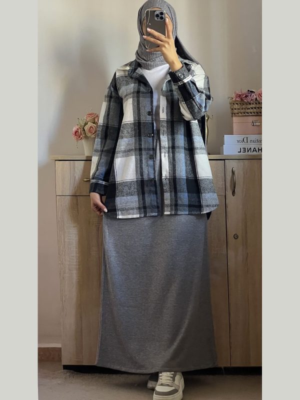 Ensemble Chemise Over et jupe normal